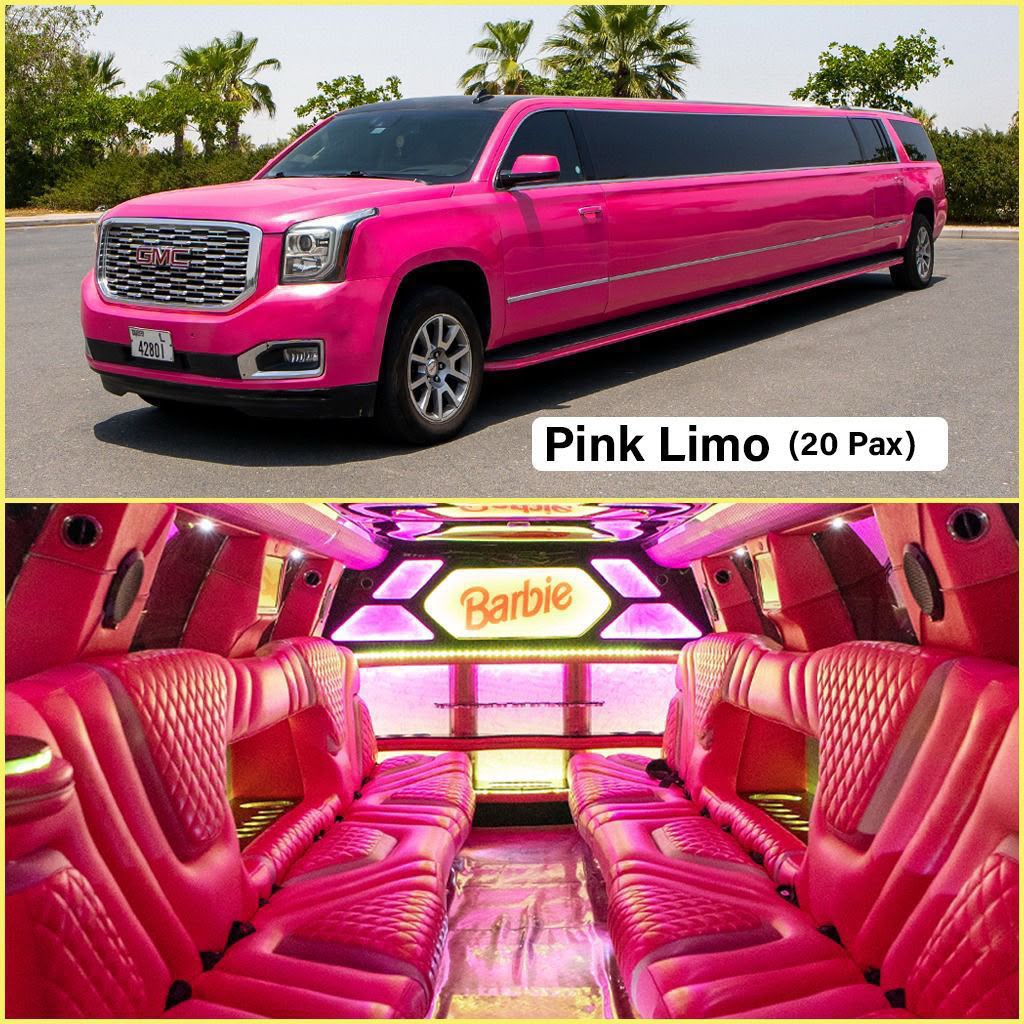 PINK LIMO Barbies