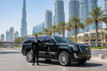 black suv with driver in dubai of alalali tours